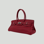 Hermès JPG Shoulder Birkin 42 Rouge H Clemence Palladium Hardware