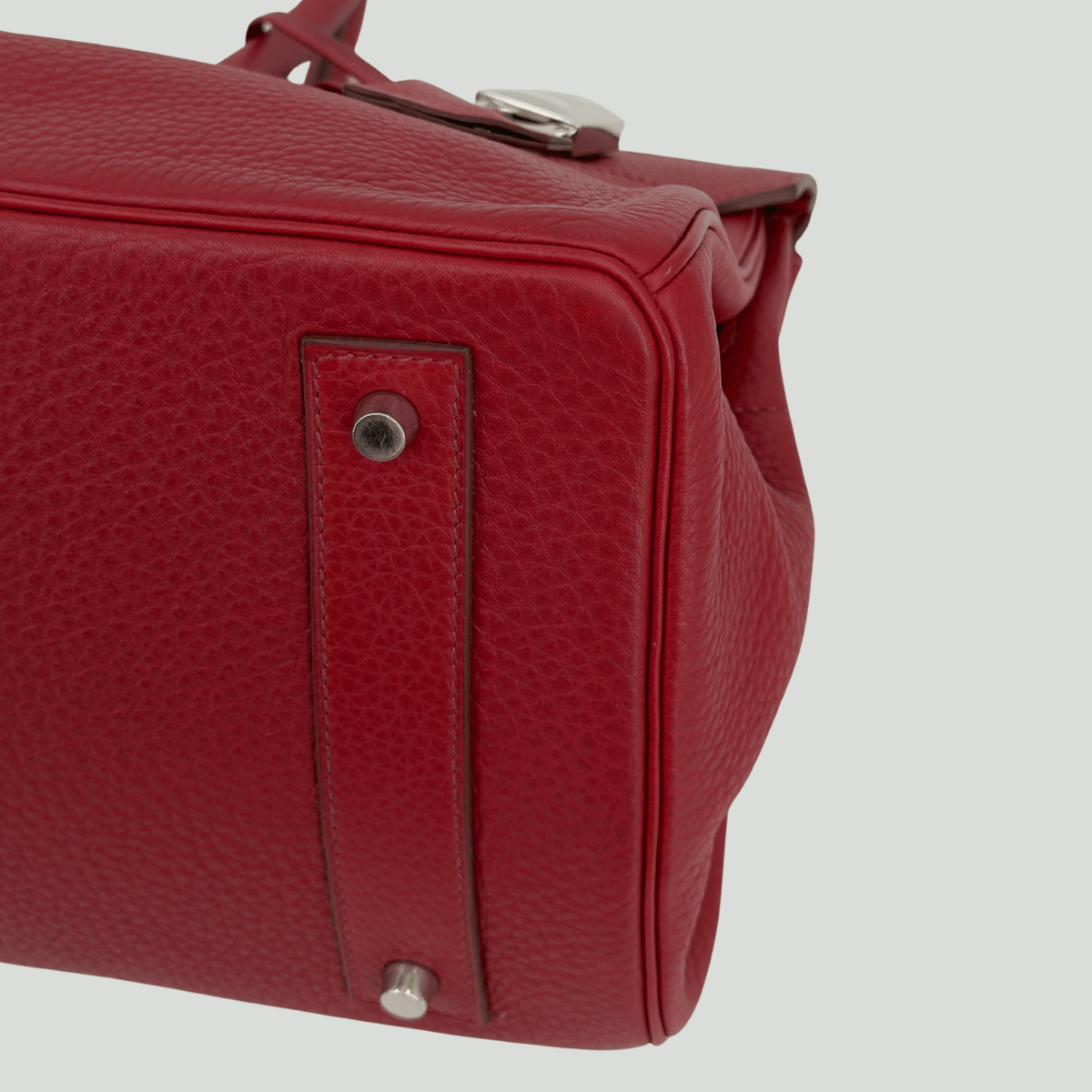 Hermès JPG Shoulder Birkin 42 Rouge H Clemence Palladium Hardware