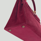 Hermès Kelly 28 Pink Doblis Suede Leather Gold Hardware | Randolph Goods