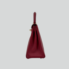 Hermès Kelly 28 Rouge Vif Courchevel Gold Hardware