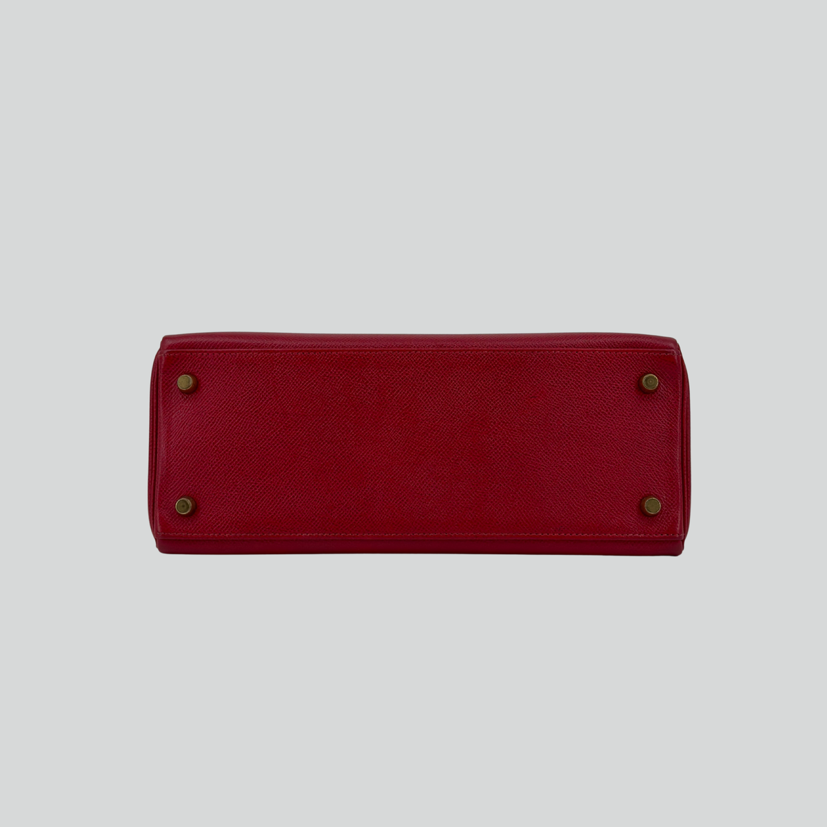 Hermès Kelly 28 Rouge Vif Courchevel Gold Hardware