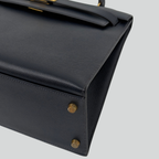 Hermès Kelly 32 Bleu Indigo Courchevel Gold Hardware | Randolph Goods