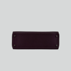 Hermès Kelly 32 Raisin Epsom Palladium Hardware | Randolph Goods