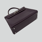 Hermès Kelly 32 Raisin Epsom Palladium Hardware | Randolph Goods