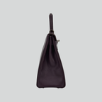Hermès Kelly 32 Raisin Epsom Palladium Hardware | Randolph Goods