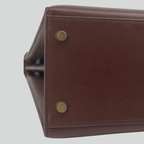 Hermès Kelly 32 Sellier Marron Foncé Courchevel Gold Hardware | Randolph Goods