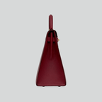 Hermès Kelly 32 Sellier Rouge Vif Courchevel Gold Hardware | Randolph Goods