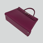 Hermès Kelly 35 Candy Collection Verso Tosca/Rose Tyrien interior Epsom Palladium Hardware | Randolph Goods