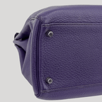 Hermès Kelly 35 Iris Clemence Palladium Hardware | Randolph Goods