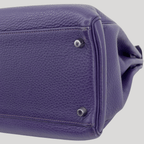 Hermès Kelly 35 Iris Clemence Palladium Hardware | Randolph Goods
