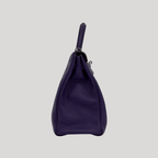 Hermès Kelly 35 Iris Clemence Palladium Hardware | Randolph Goods