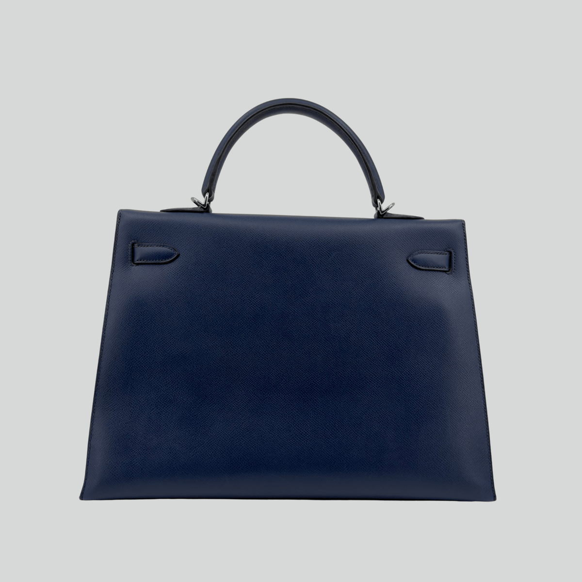 Hermès Kelly 35 Sellier Bleu de Prusse Epsom Palladium Hardware