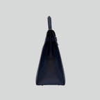 Hermès Kelly 35 Sellier Bleu de Prusse Epsom Palladium Hardware