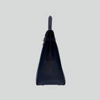 Hermès Kelly 35 Sellier Bleu de Prusse Epsom Palladium Hardware