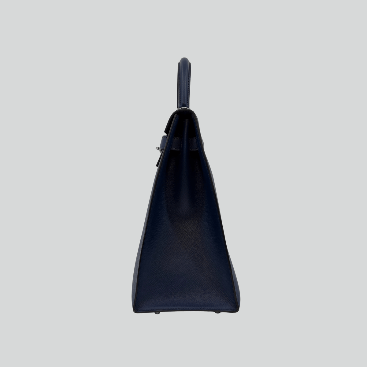 Hermès Kelly 35 Sellier Bleu de Prusse Epsom Palladium Hardware