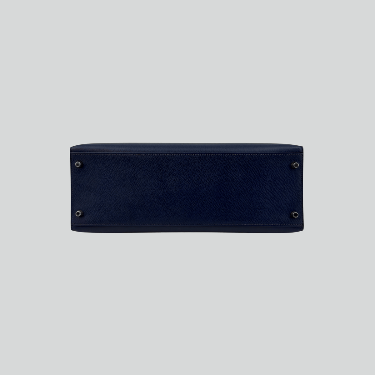 Hermès Kelly 35 Sellier Bleu de Prusse Epsom Palladium Hardware