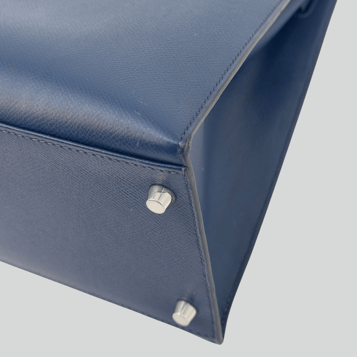 Hermès Kelly 35 Sellier Bleu de Prusse Epsom Palladium Hardware