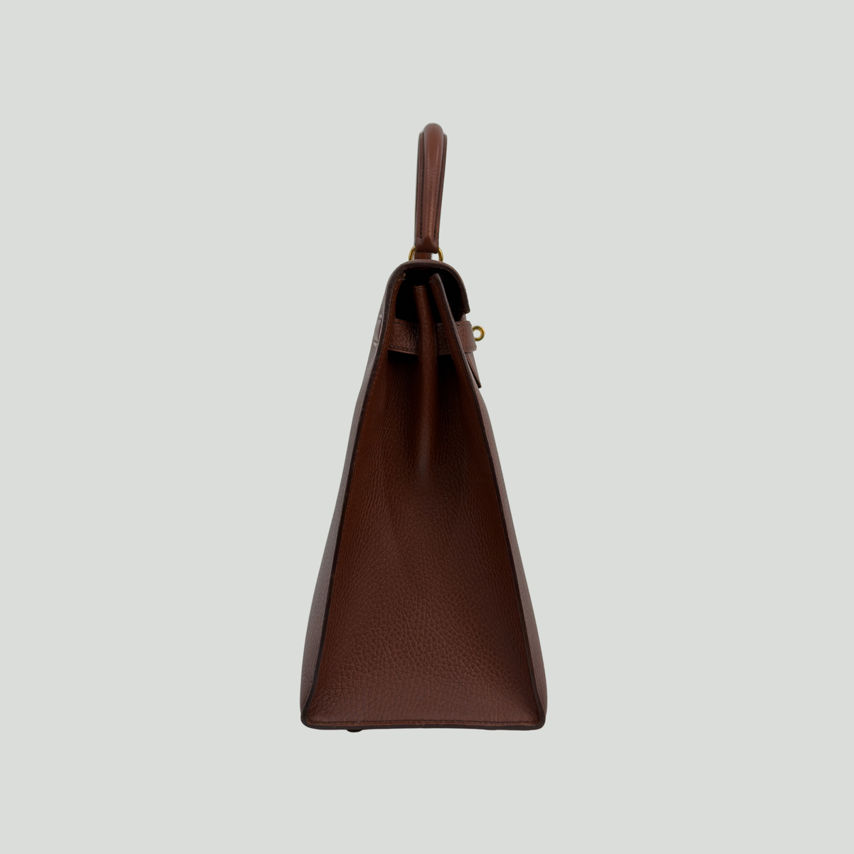 Hermès Kelly 35 Sellier Chocolat Ardennes Gold Hardware | Randolph Good