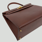 Hermès Kelly 35 Sellier Chocolat Ardennes Gold Hardware | Randolph Good