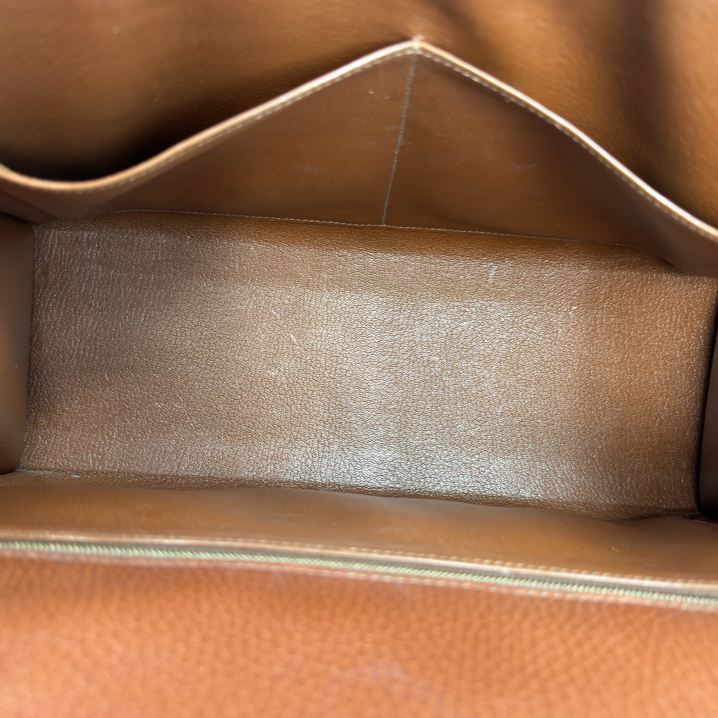Hermès Kelly 35 Sellier Chocolat Ardennes Gold Hardware | Randolph Good