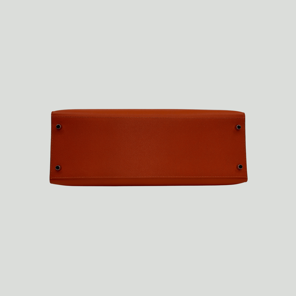 Hermès Kelly 35 Sellier Orange Epsom Palladium Hardware