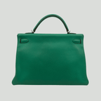 Hermès Kelly 40 Menthe Togo Palladium Hardware | Randolph Goods