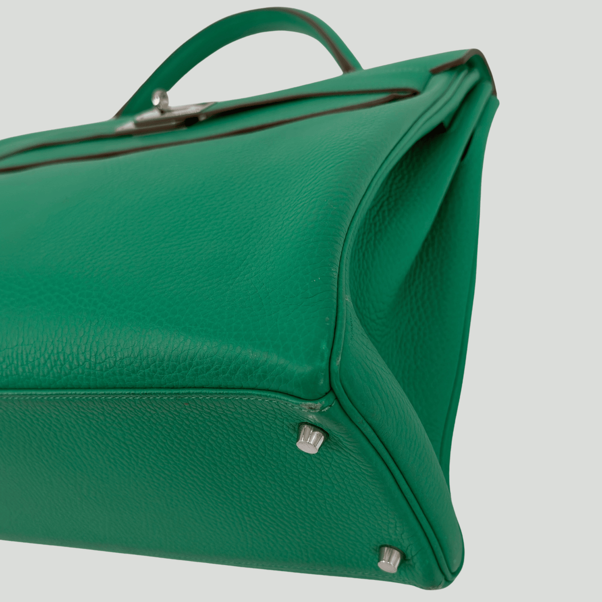 Hermès Kelly 40 Menthe Togo Palladium Hardware | Randolph Goods