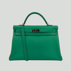 Hermès Kelly 40 Menthe Togo Palladium Hardware