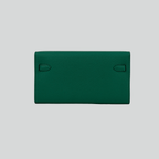 Hermès Kelly To Go Verso Vert Jade/Bleu Brume Epsom Palladium Hardware | Randolph Goods