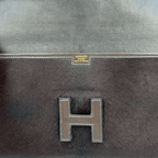 Hermès Rare Jige Elan 29 Ebene Evercalf Leather/Troika Ponyhair | Randolph Goods