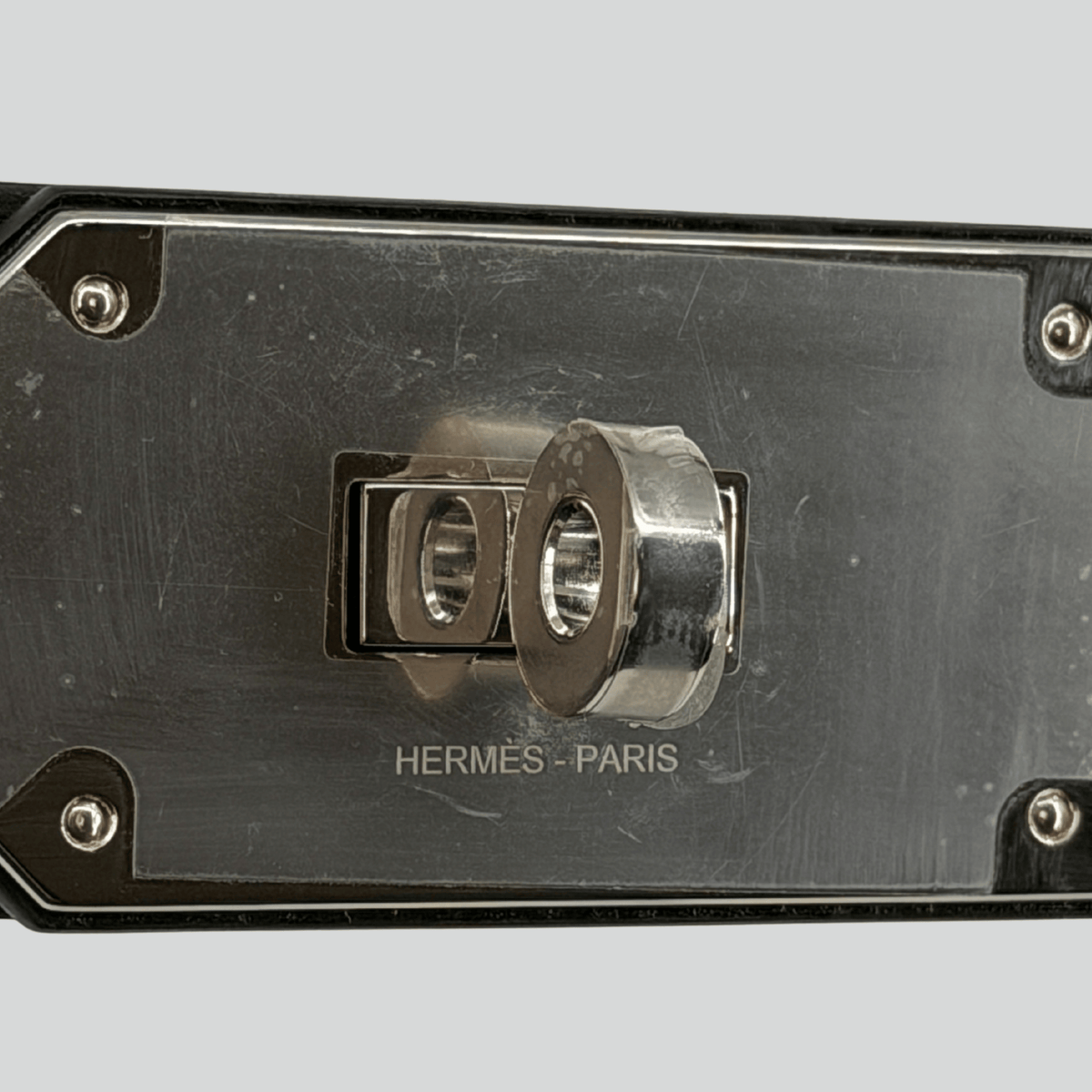 Hermès Sanglons Black Box Palladium Hardware | Randolph Goods