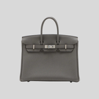 Hermès Birkin 25 Etain Togo Leather Palladium Hardware