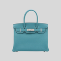Hermès Birkin 30 Bleu Jean Togo Leather Palladium Hardware