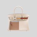Hermès Birkin 30 Limited Edition “Colormatic” Nata Swift Leather Gold Hardware