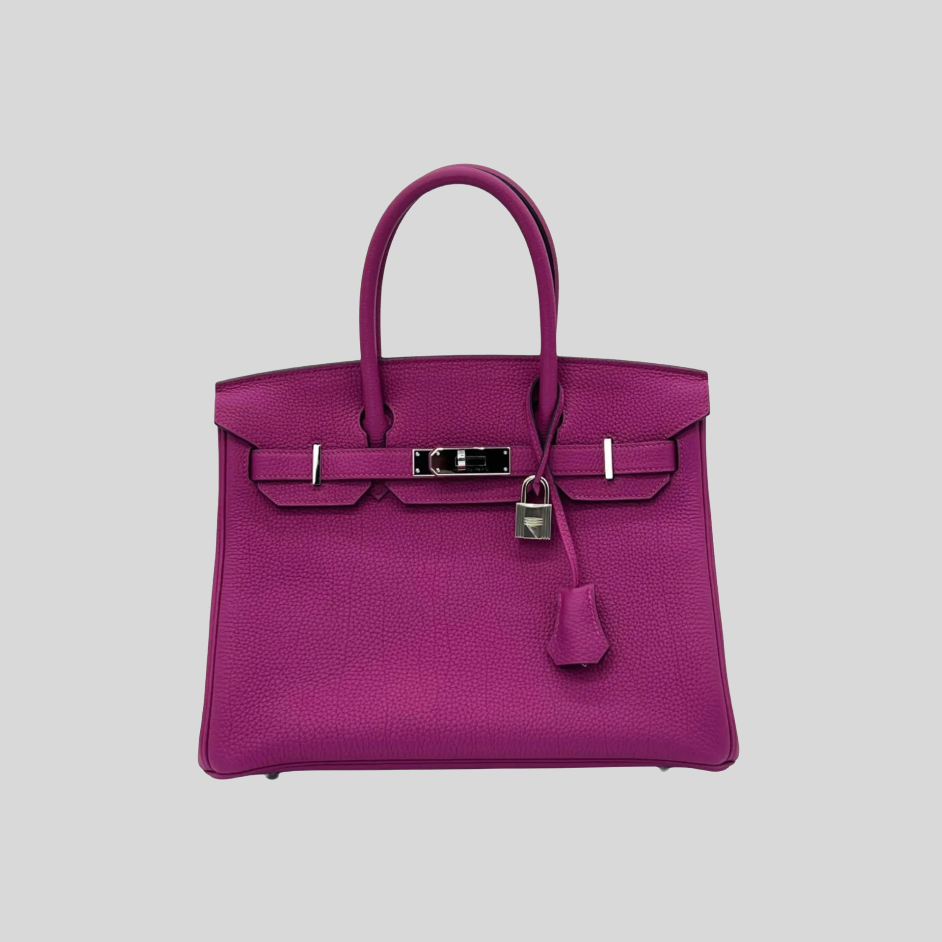 Hermès Birkin 30 Rose Pourpre Togo Leather Palladium Hardware