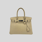 Hermès Birkin 30 Trench Matte Alligator Leather Palladium Hardware
