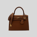 Hermès Kelly 25 Gold Epsom Leather, Gold Hardware