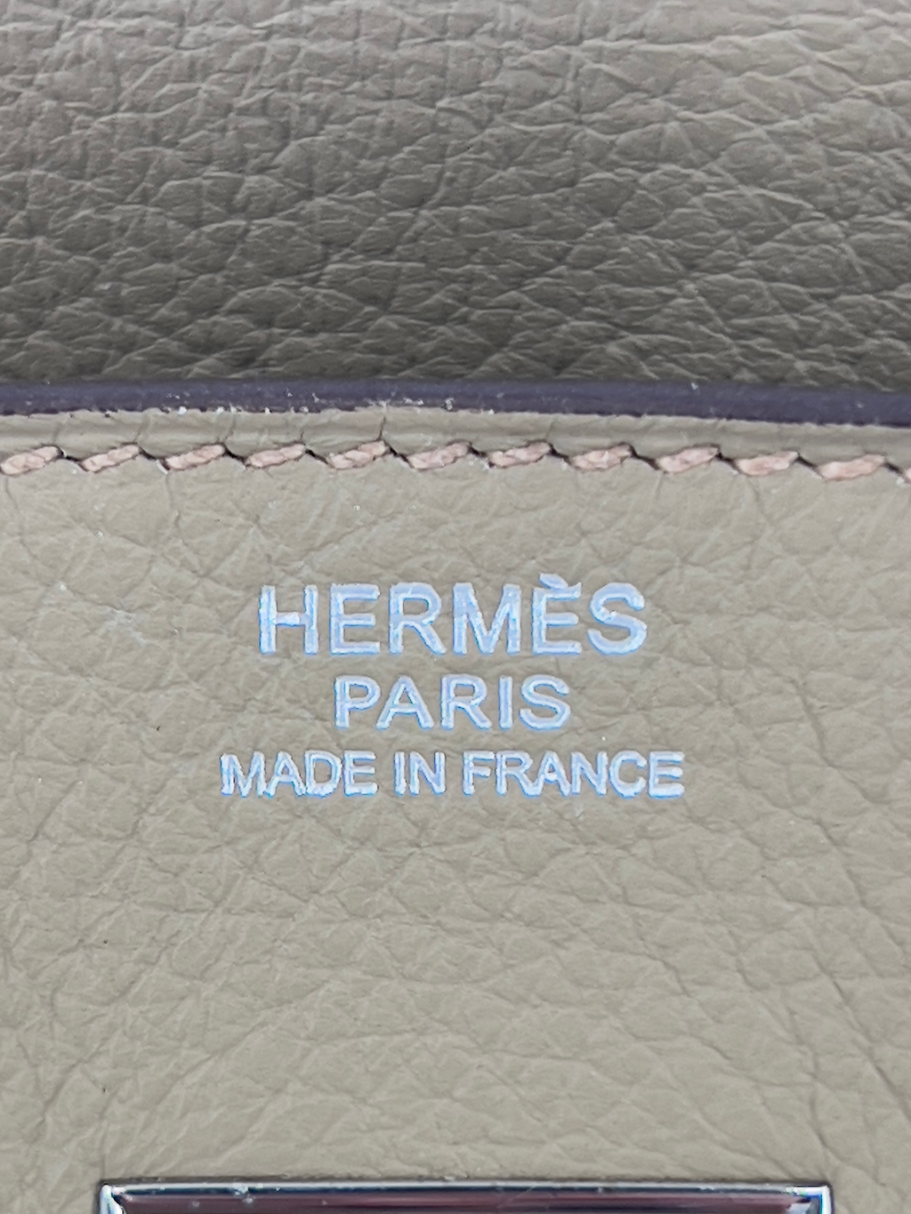 Hermès Birkin 30 Trench Evercolor Leather Palladium Hardware
