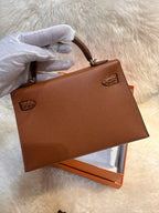 Hermès Mini Kelly Touch Gold Madame & Matte Alligator Gold Hardware