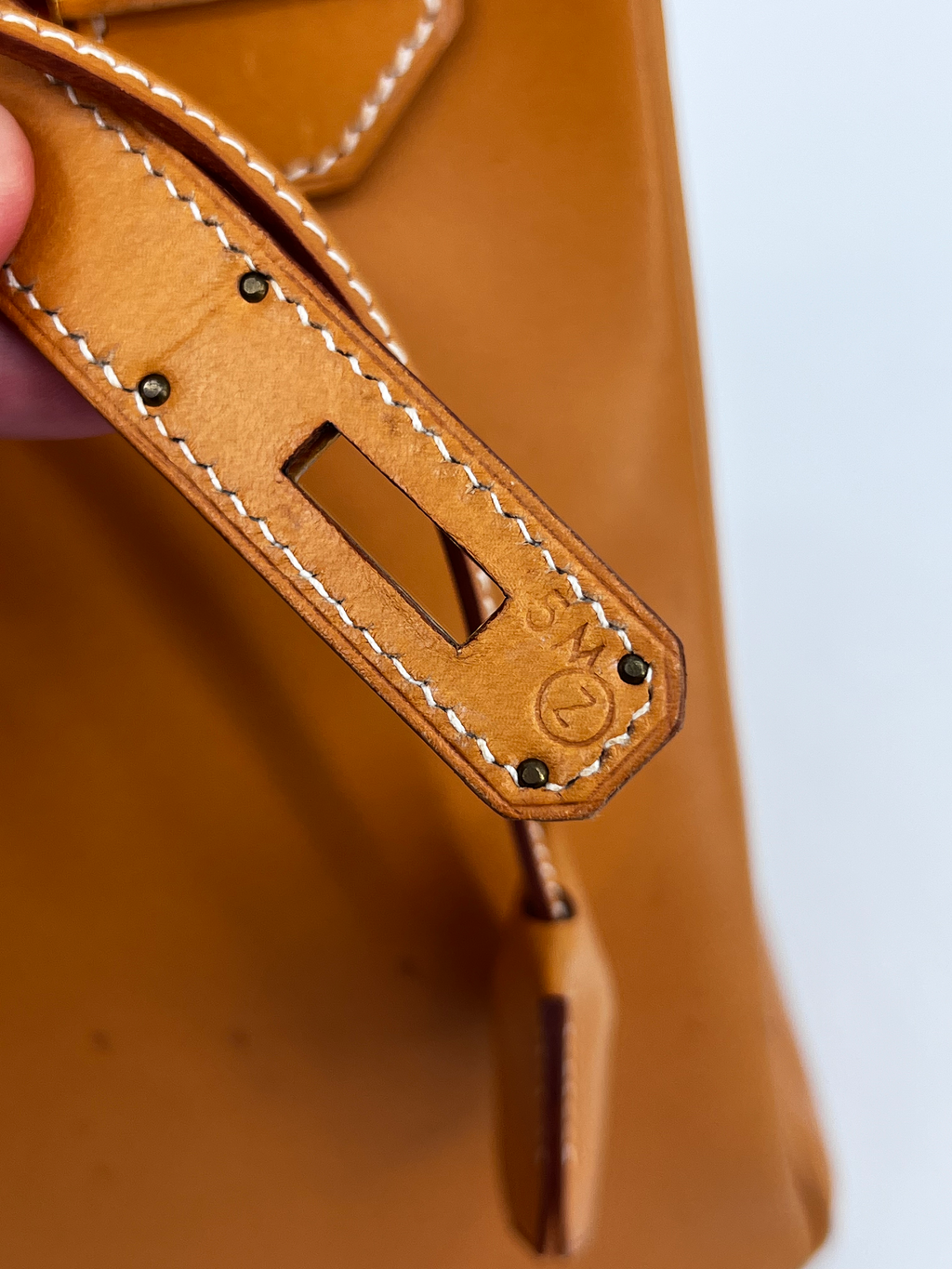 Hermès HAC 32 Natural Vache Naturel Gold Hardware