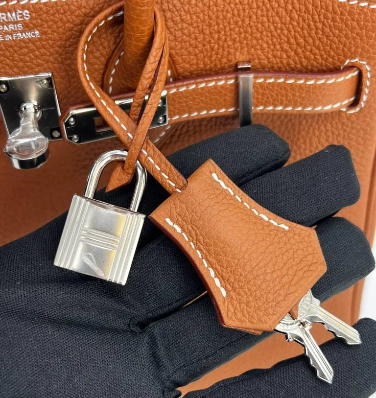 Hermès Birkin 25 Gold Togo Leather Palladium Hardware