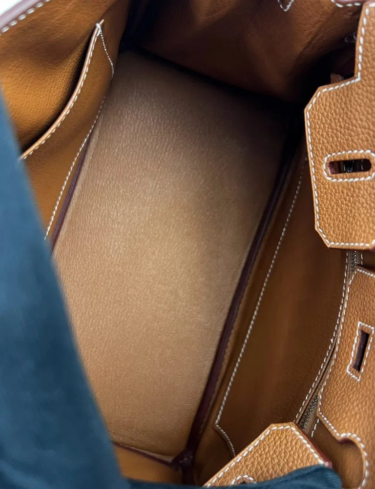 Hermès Birkin 25 Gold Togo Leather Palladium Hardware