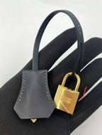 Hermès Birkin 25 Bleu Saphir Tuffetage & Caban Swift Leather