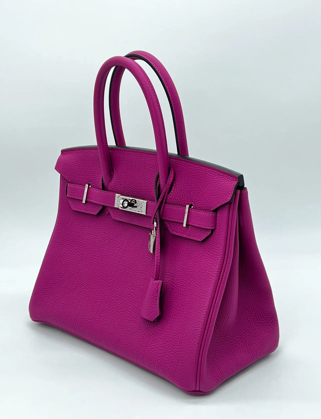 Hermès Birkin 30 Rose Pourpre Togo Leather Palladium Hardware