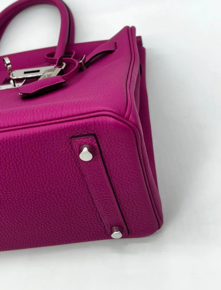 Hermès Birkin 30 Rose Pourpre Togo Leather Palladium Hardware
