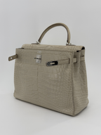 Hermès Kelly 35 Beton Matte Alligator Palladium Hardware