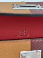 Hermès Mini Kelly Casaque Rouge H / Gold Epsom Palladium Hardware (Limited Edition)