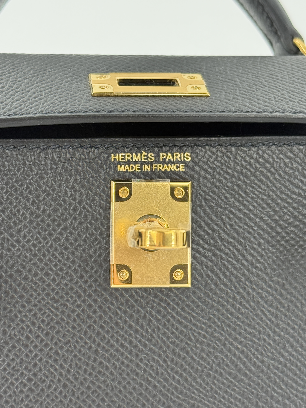 Hermès Mini Kelly 20 Noir Epsom Gold Hardware
