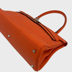 Hermès JPG Shoulder Kelly 42 Orange Togo Palladium Hardware