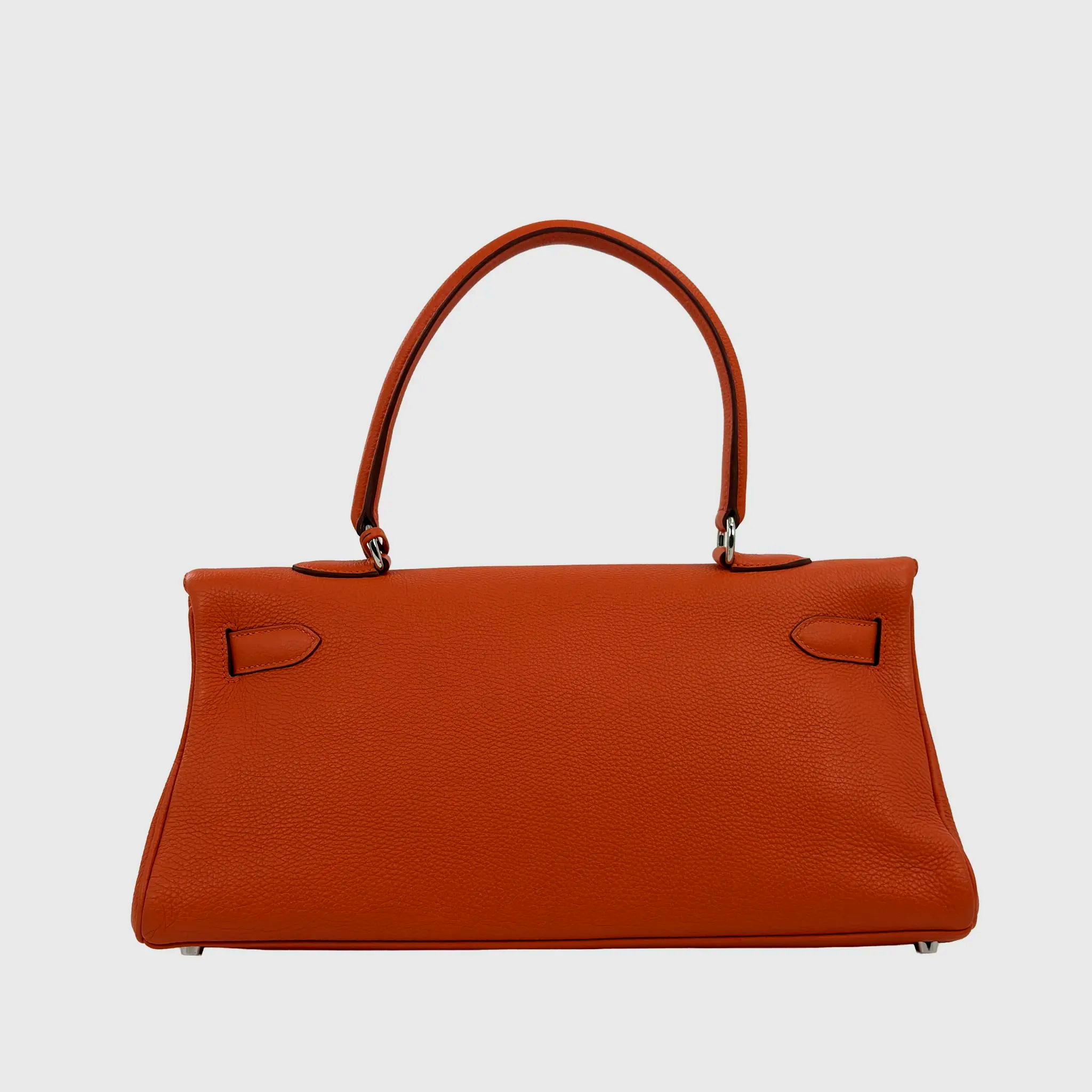 Hermès JPG Shoulder Kelly 42 Orange Togo Palladium Hardware